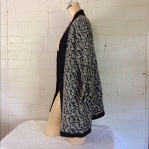 Ann Taylor Loft Long Cardigan Cozy Soft Warm Gray Petite Ladies